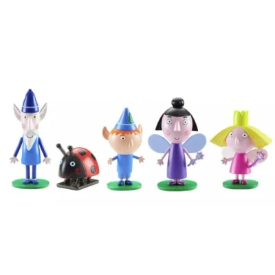 Afbeelding van Ben &amp; Holly Verzamelbaar 5 figuurpakket, en Holly&#039;s Little Kingdom, Wise Old elf, Nanny Plum, Fantasierijk spel