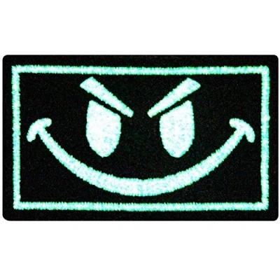 Afbeelding van Glow in Dark Patch Tactical Slechte glimlach gezicht ISAF leger Milspec Swat geborduurd ijzer op naaien embleem