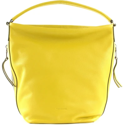 Afbeelding van FREDsBRUDER Leren Schoudertas Bella Rimini Lemon Geel