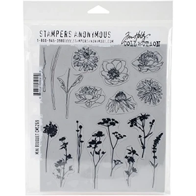 Afbeelding van Stempel Anonymous cms269 Tim Holtz zelf stempelen, meerkleurig, 7 x 21,6 cm