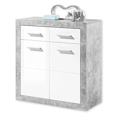 Afbeelding van Emob Commode Wit 117x37x88 cm