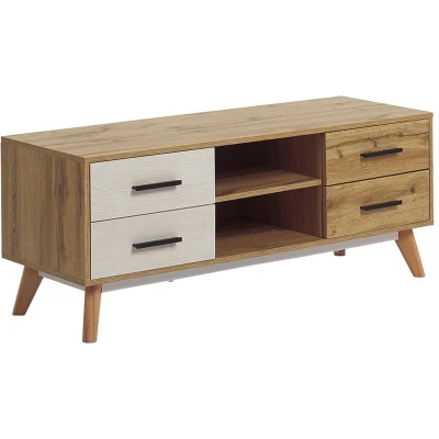 Afbeelding van Beliani TV kast FLORIDA Lichte houtkleur mdf
