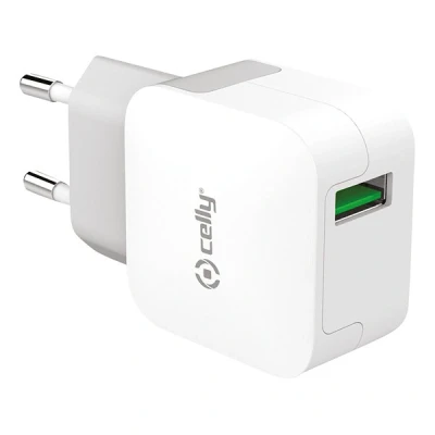 Afbeelding van Celly Thuislader 1 USB 2.4A Wit