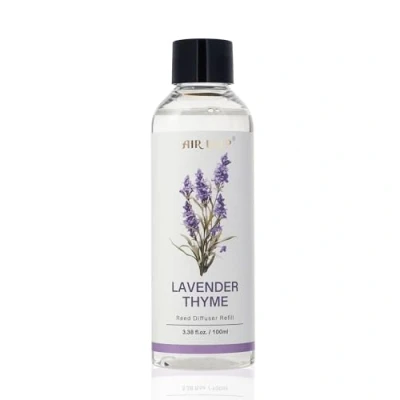 Afbeelding van Airkeep Riet Diffuser Olie Refil 100ml, LAVENDEL THYME Refill voor Reed Home Geur Slaapkamer, Badkamer Kantoor Decor