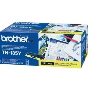 Afbeelding van Brother TN 135Y Toner Geel Hoge capaciteit