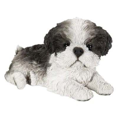 Afbeelding van Vivid Arts Puppy huisdier vriendjes (zwart en wit Shih Tzu)