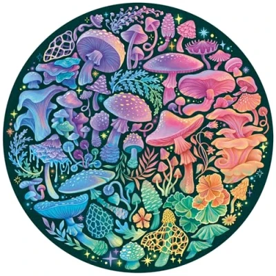 Afbeelding van Ravensburger Legpuzzel Circle of Colors Paddenstoellen, 500st.