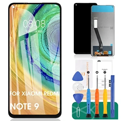 Afbeelding van voor Xiaomi Redmi Note 9 scherm vervanging Lcd Display 10X 4G Touch Screen Digitizer Assembly M2003J15SG Repair Kits (Black)