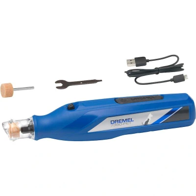 Afbeelding van Dremel Multigereedschap systeem 7350JA (Model 7350 Pet Nagelverzorgingskit, hulpstuk incl. beschermkap, 2 x slijpsteen, USB kabel, sleutel,