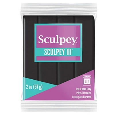 Afbeelding van Klei III black 57 gr Sculpey