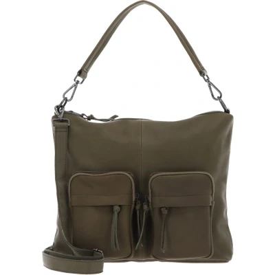 Afbeelding van FREDsBRUDER Leren Schoudertas Jola Noon Shoulder Bag Sage Groene
