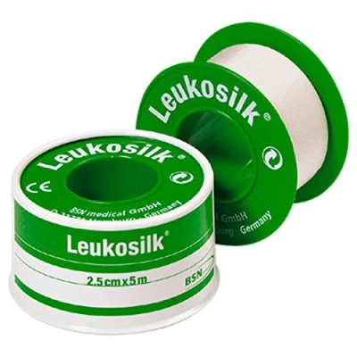 Afbeelding van Leukosilk 2,5 cm x 5 m Fixierpflaster, 1 st. Pleister