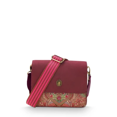 Afbeelding van Pip Studio Fenna Crossbody Tas Dames Jabali Rood 25x7x20cm