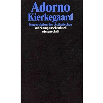 Afbeelding van Kierkegaard. Konstruktion des Ästhetischen