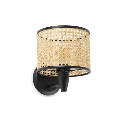Afbeelding van Faro Lighting Mambo Wandlamp met Shade Black, E27