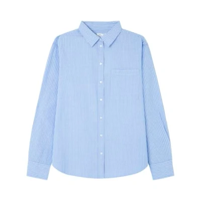 Afbeelding van SPRINGFIELD Dameshemd, Horizontaal blauw, S