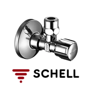 Afbeelding van Schell Hoekstopkraan Comfort 1/2&quot; Zelfafdichtend 10 Mm + Rozet (lavabo,wc) 049170699