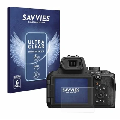 Afbeelding van Savvies (6 Stuks) Schermbeschermer voor Nikon Coolpix P950 Screen Protector Ultra Transparant
