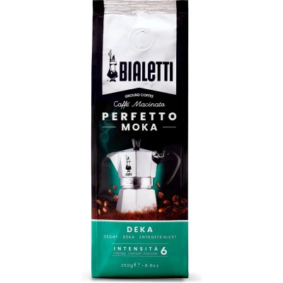 Afbeelding van Bialetti Perfetto Moka Deka Gemalen koffie Cafeïnevrij 250 gram