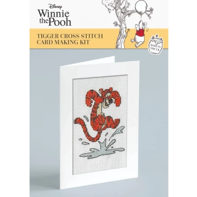 Afbeelding van Disney Cross Stitch Card Making Kit Tigger