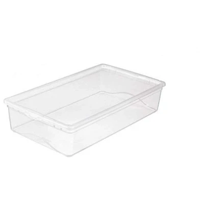 Afbeelding van Sunware 3 x Omega Clearbox met deksel 19 liter 590 330 125 mm transparant