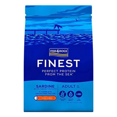 Afbeelding van Fish4Dogs Finest Adult Small Kibble Sardine with Potato 1,5 kg