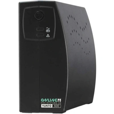 Afbeelding van ONLINE USV Systeme YUNTO 500 Line Interactive 500VA 3AC uitgang(en) Compact Zwart UPS