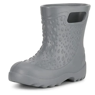 Afbeelding van Ladeheid Kinder Regenlaarzen Gevoerd en Waterdicht Vederlicht EVA LA DW KidsSpring Grijs 2183 24/25