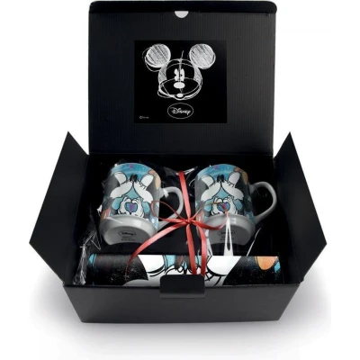 Afbeelding van Walt Disney WMSET/21 set Mug Sweet Love en placemats, porselein, blauw, 4 stuks
