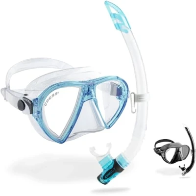 Afbeelding van Cressi Ocean and Vip Combo Set Onderwatermasker en Snorkel Gamma Unisex Adult