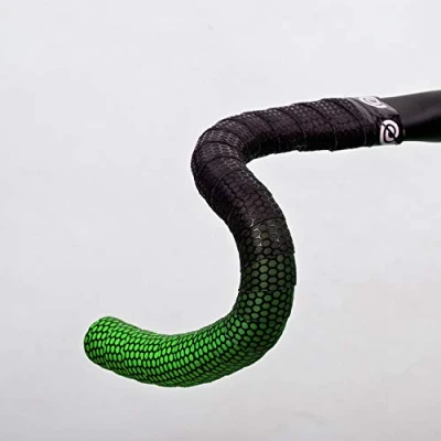 Afbeelding van BikeRibbon Grade Plus stuurband, uniseks, voor volwassenen, zwart/groen, eenheidsmaat