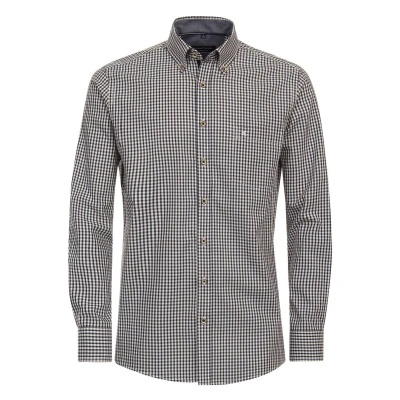 Afbeelding van Casa Moda Casual Comfort Fit Overhemd geel, Ruit
