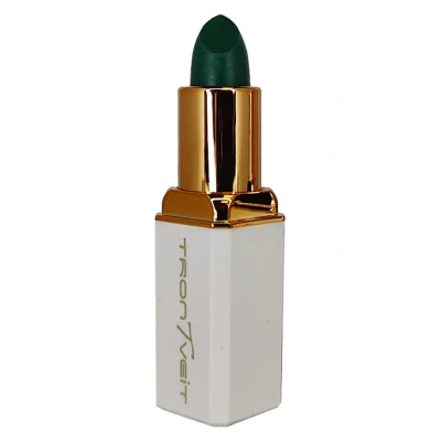 Afbeelding van Trontveit PURE Skin ATTITUDE Miracle Lipstick Groen pH reactieve Lippenstift Kleurt naar Roze Hydraterend en Voedend Unieke Kleurverandering 100% Vegan