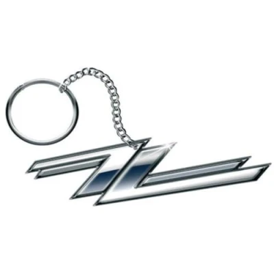 Afbeelding van ZZ Top Twin Zees Logo Sleutelhanger