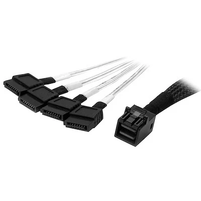 Afbeelding van StarTech.com Interne Mini SAS naar SATA kabe l SFF 8643 4x 1 m