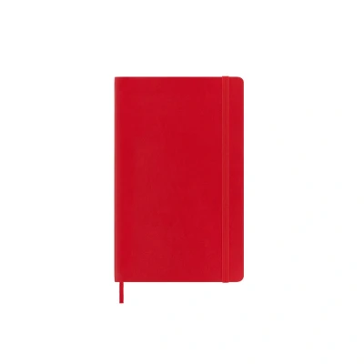 Afbeelding van Notebook Large Plain Soft Cover Scarlet Red