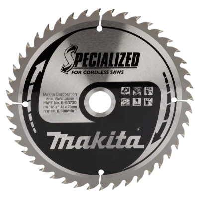 Afbeelding van Makita B 53730 Cirkelzaagblad Hout 165x20x1mm
