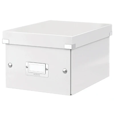 Afbeelding van Opbergbox Leitz WOW Click &amp; Store 220x160x82mm wit
