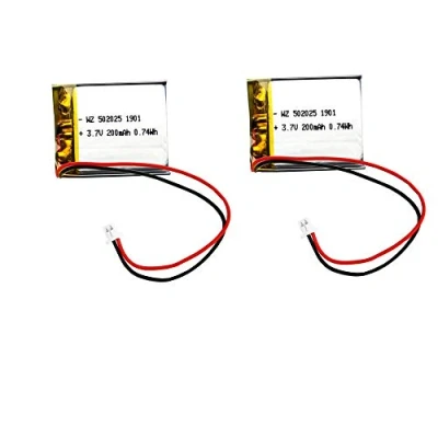 Afbeelding van 2 Li Po 502025 3,7 V 150 mAh Lithium Polymer Akku MP3 voor Bluetooth