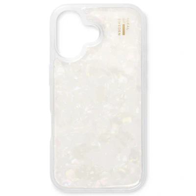 Afbeelding van Apple iPhone 16 Hoesje Gerecycled kunststof iDeal of Sweden Hardcase/Backcover Wit Telefoonhoesje Shockproof/Valbescherming