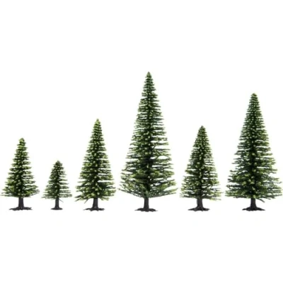 Afbeelding van NOCH Hobby 26825 Set bomen Spar 50 tot 140 mm Donkergroen 25 stuk(s)