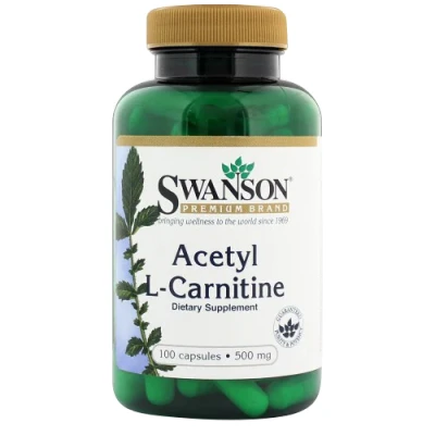 Afbeelding van Swanson Health Acetyl L Carnitine 500mg 100 capsules