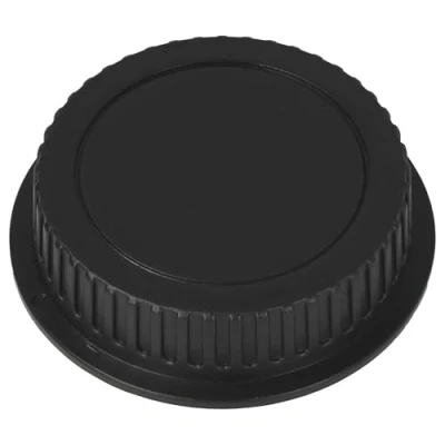 Afbeelding van vhbw Achterlensdop compatibel met Canon EOS 1000D, 1100D, 1D, 20D, 30D, 350D, 400D, 40D, 450D, 500D camera kunststof, zwart