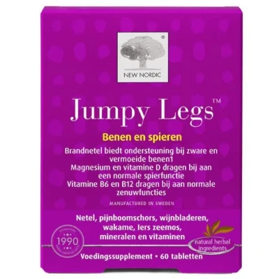 Afbeelding van New Nordic Jumpy Legs 60 tabletten