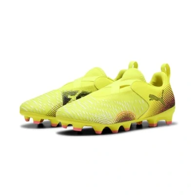 Afbeelding van Puma Future Match Voetbalschoenen met kunststof noppen voor kinderen, Maat: 37.5, Yellow alert black sun struck Kunststof/ textiel
