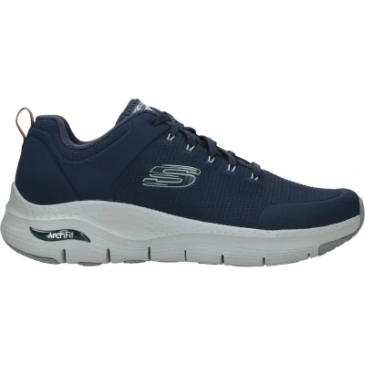 Afbeelding van Skechers Arch Fit Paradyme Sneaker voor heren, Navy Textiel Trim, 39 EU