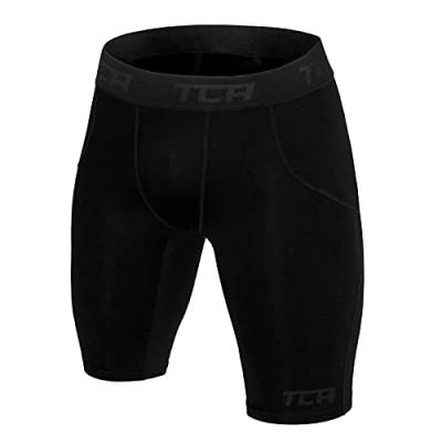 Afbeelding van TCA Men&#039;s SuperThermal Compression Base Layer Thermal Under Shorts Bright White, L