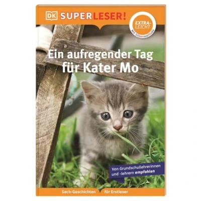 Afbeelding van SUPERLESER! Ein aufregender Tag für Kater Mo: Lesestufe extraleicht, Sach Geschichte Erstleser. Mit Silbenmethode Kinder ab 6 Jahren