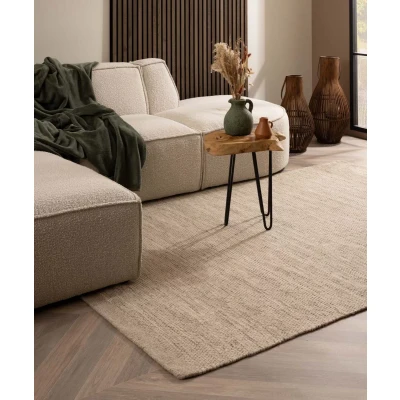 Afbeelding van Wollen Tapijt/Vloerkleed Ulstein Naturel 70x140 Cm 100% Wol