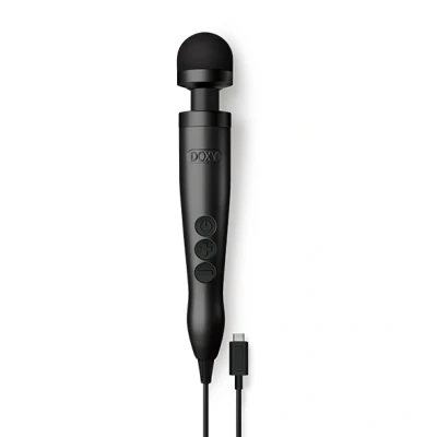 Afbeelding van Wand Vibrator 3 USB C Doxy Zwart